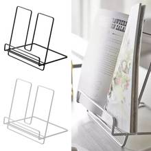 Simple Iron Reading Stand Book Stand Holder Books Document Shelf Bookend Book Storage Rack Organizer Office School Supplies 2024 - buy cheap