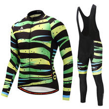 MILOTO Cycling Jersey Set 2021 Spring  Bicycle Team Long Sleeve Bicycle Clothes Premium MTB Mountain Bike Bib Sportswear Suit 2024 - buy cheap