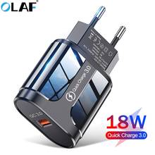 Olaf Quick Charge 3,0 USB зарядное устройство, быстрая зарядка, портативный мобильный телефон, зарядное устройство для iPhone Samsung Xiaomi QC 3,0, адаптер зарядного устройства 2024 - купить недорого
