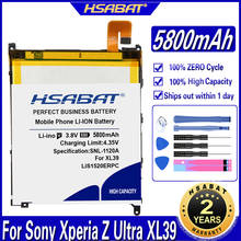 HSABAT 5800mAh LiS1520ERPC Battery for Sony Xperia Z Ultra XL39 XL39H C6802 C6806 C6833 2024 - buy cheap