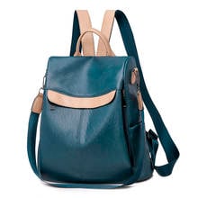 2019 Women Leather Backpacks High Quality Sac A Dos Rucksacks For Girls Mochila Feminina Large Capacity School Backpacks Ladies 2024 - buy cheap