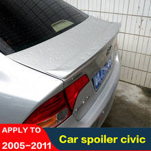 Alerón trasero para coche Honda Civic, accesorio de Material ABS de alta calidad, Color de imprimación, apto para aleta trasera Civic 2005-2011 2024 - compra barato