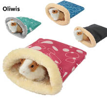 Small Animals Sleeping Bag Hamster Nest with Oxford Cover Velvet Warm Kennel Pet Nest Cushion Hamster Hedgehog Pet Bed 2024 - buy cheap