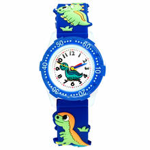 JR01-Relojes de pulsera de silicona con dibujos animados para niños, niñas y estudiantes, de cuarzo, 3D, estilo dinosaurio, a la moda 2024 - compra barato