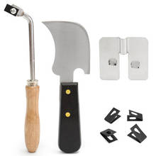 Kit de herramientas de soldadura de vinilo, conjunto de accesorios de instalación de suelo de acero inoxidable, 7 Uds. 2024 - compra barato
