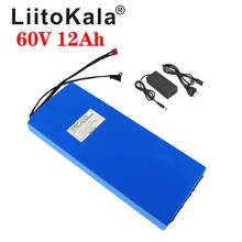 LiitoKala-batería para bicicleta eléctrica, pila de iones de litio de 60V, 15Ah, 1500W 2024 - compra barato