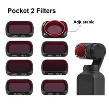 Filtro de densidad neutra para DJI POCKET 2, accesorios de cardán para cámara ND 4, 8, 16, 32, UV, CPL, filtro nocturno Natural 2024 - compra barato