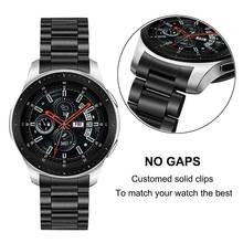 Correa de reloj de acero inoxidable Zero Gap para Samsung Galaxy Watch, 46mm, SM-R800 Gear S3, correa de repuesto 2024 - compra barato