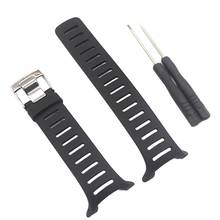 Soft Rubber Watch Band Metal Buckle Wrist Strap with Screwdrivers for suunto T1 T1C T3 T3C T3D T4C T4D T Series Smart Watch 2024 - buy cheap
