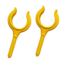 Bocina de nailon amarillo para bote, candado para bote, Kayak, Rowlock, montaje lateral, 2 piezas 2024 - compra barato