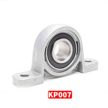 KP007-rodamiento Horizontal y Vertical, soporte de tornillo de plomo, almohada de bola montada, bloque de almohada de aleación de Zinc, KP007, 35mm, 2 uds. 2024 - compra barato