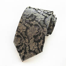Corbatas de lujo con estampado Floral para hombres, corbata de 8 Cm, informal, Formal, de negocios, novedad 2024 - compra barato