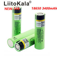 100 pces liitokala 18650 bateria original ncr18650b 3.7v 3400 mah bateria de lítio recarregável para a bateria da lanterna elétrica 2024 - compre barato