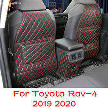 Car All-Inclusive Leather Rear Seat Protector Anti-kick Protective Mat For Toyota RAV4 RAV-4 2021 2019 2020 2022 Car Accessories 2024 - buy cheap