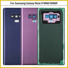 Cubierta trasera de batería para Samsung Galaxy Note 9 N960 N960F, Panel de vidrio 3D, carcasa, lente de cámara, reemplazo, 10 Uds. 2024 - compra barato