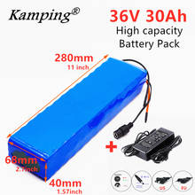 10S3P 36V 30Ah Battery E-bike Battery Pack 18650 Li-Ion Battery 500W High Power and Capacity Motorcycle Scooter +42V Charger 2024 - buy cheap