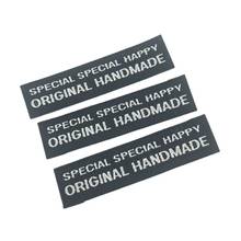 Original Handmade Sewing Labels With Love For Clothes Tags Handwork Woven Label For Bags Gift Hand Made Fabric Tags 2024 - buy cheap