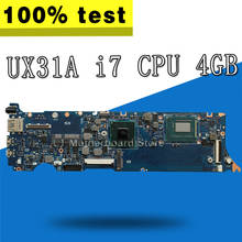 Ux31a placa-mãe I7-3517 4gb ram para asus ux31a ux31a2 computador portátil placa-mãe ux31a mainboard ux31a teste 100% ok 2024 - compre barato