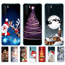 Funda trasera de silicona suave para OPPO A91, carcasa de 6,4 pulgadas para OPPO A 91 Capas CPH2001 CPH2021, invierno, nieve, Navidad, Feliz Año Nuevo 2024 - compra barato