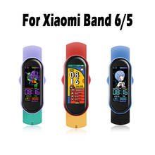 Silicone Strap for Xiaomi Mi Band 6 5 Two-color Strap Sport  Personality Breathable Strap Replacement Wrist Straps 2024 - buy cheap
