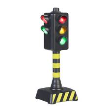 Mini Traffic Signs Road Light Block with Sound LED Children Kids Educational 77HD 2024 - buy cheap