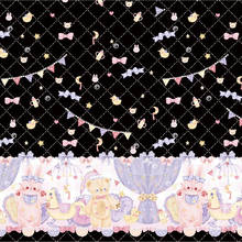 148cm Wide Party Bear Rabbit Printed Polyester Fabric Patchwork Sewing Material DIY for Garment Curtain Tablecloth Accessories 2024 - buy cheap