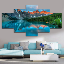 Artwork Wall Art Canvas Painting Canvas 5 Piece Print Painting Painting Modern Picture Poster Landscape Living Room Decor 2024 - buy cheap