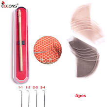 Leeons-agujas de ventilación Brone para la fabricación de pelucas, gorro de encaje suizo, herramientas de fabricación de pelucas, aguja de ventilación profesional 2024 - compra barato