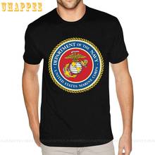 USMC-Camiseta de algodón de la Marina de los Estados Unidos, ropa Formal para hombre, 3XL 2024 - compra barato