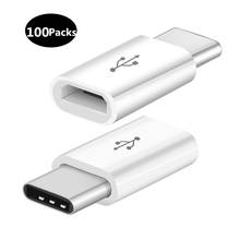 100pcs/lot Micro USB Male To Type C USB Type-C Converter Adapter For Huawei Xiaomi Moto Android Macbook OTG Data Charging Cable 2024 - buy cheap