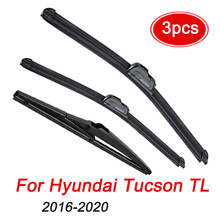 MIDOON-escobillas de limpiaparabrisas para Hyundai Tucson TL MK3 2016-2020, parabrisas delantero y trasero, 2017, 2018, 2019 2024 - compra barato