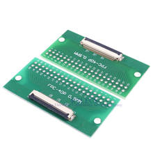 20 шт. DIY FPC/FFC SMT разъем Dip адаптер 40 PIN 0,5 мм до 2,54 мм пространство 1 'шаг сквозное отверстие DIP PCB адаптер припой 2024 - купить недорого