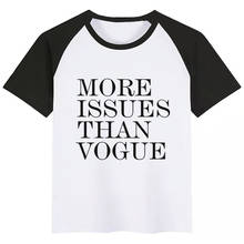 Boys Girls Vogue Cartoon Print T Shirt Kids Funny Clothes Children Summer Short Sleeve Baby Vogue T-shirt 2024 - buy cheap