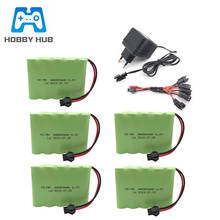 6V 2800mah NIMH NI-MH Battery Pack With Charger For RC Toy Car Boat GUN TANK Truck Trains RC Toy Model 6V Ni-MH Battery AA 2024 - buy cheap