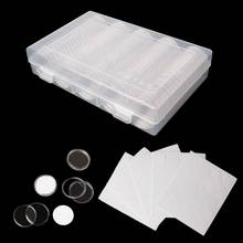 30mm Coin Holder Capsule Storage Box With Two White Pad Rings For 25mm 27mm 2024 - buy cheap