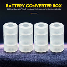 4PCS AA to C Battery Adaptor Holder Case LR06 AA to C LR14 Size Battery Storage Box Battery Converter Switcher Accessories 2024 - buy cheap