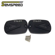 SEMSPEED Tmax Motorcycle Accessories CNC Brake Fluid Reservoir Cap Cover Motorbike Parts For Yamaha Tmax T-MAX 560 TMAX560 2020 2024 - buy cheap