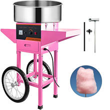 Electric Cotton Candy Machine Candy Sugar Floss Maker Machine Commercial  Cotton Candy Machine with Cart  and Cover 2024 - buy cheap