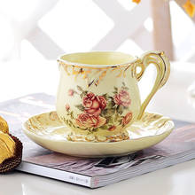 250ml Luxury gold-plated ceramic mug dish,Ceramic Mugs Capacity Water teaCup Novelty Style Mixing Coffee Milk Cup Funny mugs 2024 - buy cheap