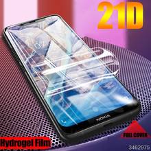 Protective On For Nokia 5 screen protector 2 3 6 7 8 3.1 5.1 x5 plus 2018 Hydrogel film protect full cover film 9h Not Glass 2024 - buy cheap