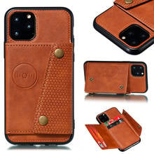 Car Magnetic Wallet Pocket Case For iPhone 11 Pro Max 6 6s 7 8 Plus Retro Leather Back Cover For iPhone X XR XS Max Phone Cases 2024 - buy cheap