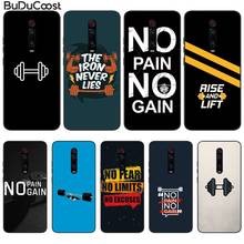 Sports fitness dumbbell Custom Soft Phone Case For Redmi 6 4X 7 7A 8 GO K20 Note 4 4X 5 5A 6 6 Pro 7 8 8pro 2024 - buy cheap