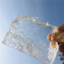 Branco natural áspero selenite cristal laje transparente gipsita espécime 2024 - compre barato