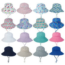 Summer Baby Boy Hat Outdoor Bucket Hat Kids Children Floral Panama Cap Breathable Quick-drying Beach Caps Baby Girl Sun Hat 2024 - buy cheap