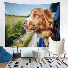 Dog Printed Living Room Decoration Wall Hanging Tapestry Yoga Mat Rug Home Decor Art 2024 - buy cheap