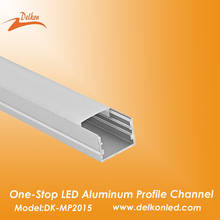 20*15mm Alu Profile 2M/6.6ft 17mm Inner Width Mounted LED Strip Channel Housing Extrusion Track 2024 - buy cheap