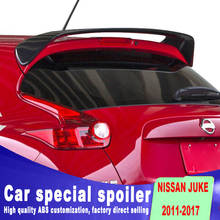 New design big spoiler High Quality Rear window roof Wing Primer Color Rear juke Spoiler For Nissan Juke Spoiler 2010-2015 2024 - buy cheap