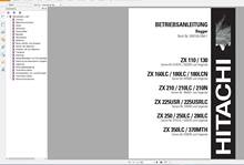 Hitachi-excavadora de 26,5 GB, DVD, PDF actualizado [7,2020], Manual Técnico de taller y diagrama de cableado 2024 - compra barato