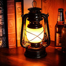 Lâmpada de querosene, vintage, lâmpadas de mesa de bar portátil, dktv, bar, café, mesa, restaurante, quarto, recarregável fora de luz noturna 2024 - compre barato