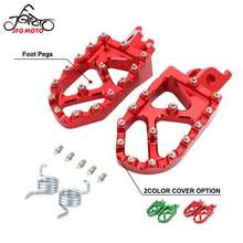 Motorcycle CNC Footrest Footpeg Foot Pegs For HONDA CR125 CR250 CRF150R CRF250R CRF250X CRF250RX CRF450R CRF450RX CRF 450X 450L 2024 - buy cheap